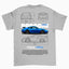 Camiseta Básica Unissex Porsche 911 GT3 W