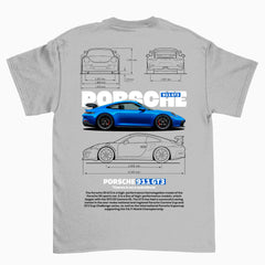 Camiseta Básica Unissex Porsche 911 GT3 W