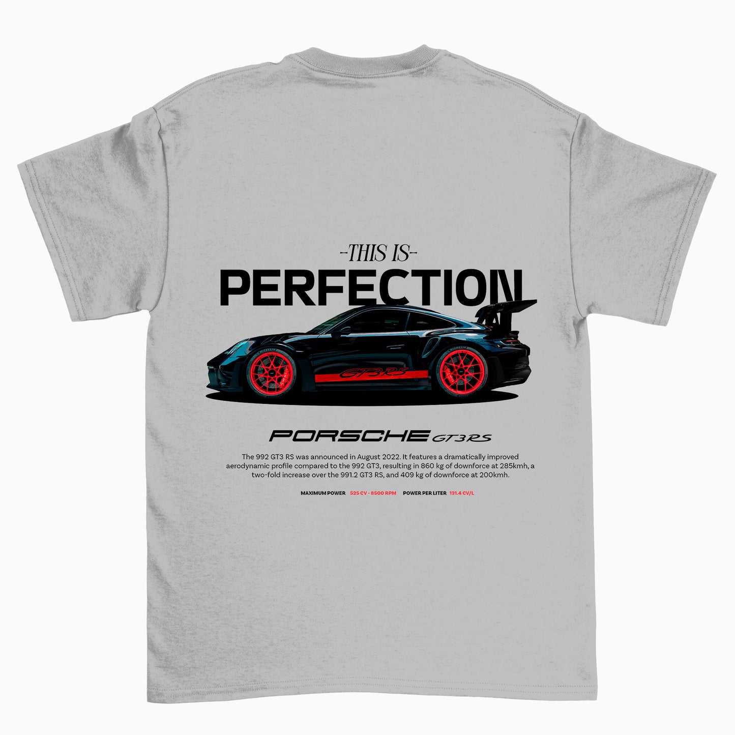 Camiseta Básica Unissex Porsche 992 BLACK