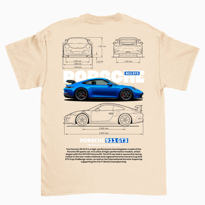 Camiseta Básica Unissex Porsche 911 GT3 W