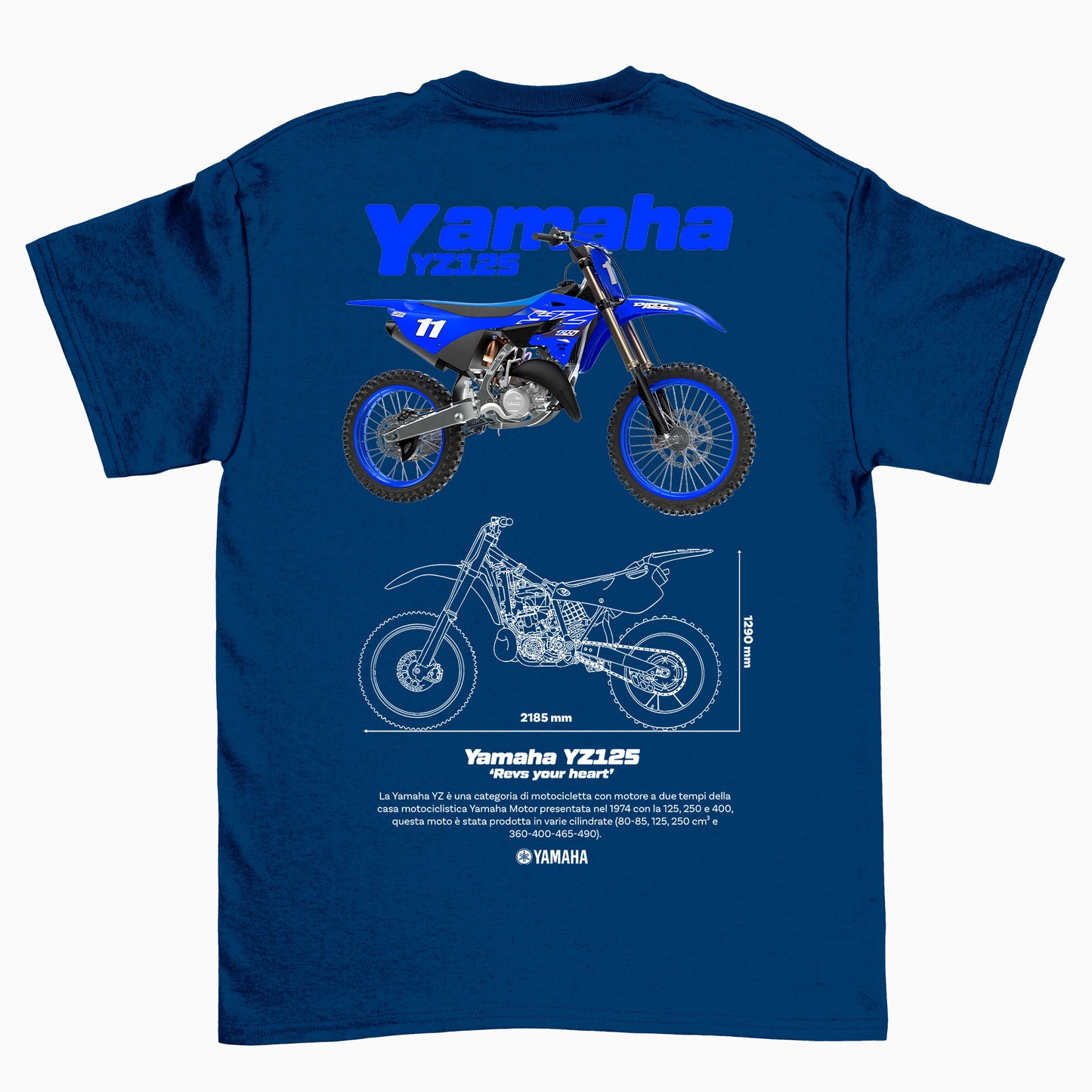 Camiseta Básica Unissex Yamaha YZ  v2