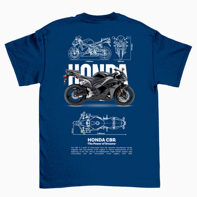 Camiseta Básica Unissex Honda CBR Template 3 G