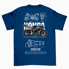 Camiseta Básica Unissex Honda CBR Template 3 G
