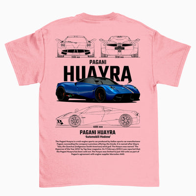 Camiseta Básica Unissex Pagani Huayra BRANCO