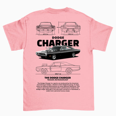 Camiseta Básica Unissex Dodge Charger 1970