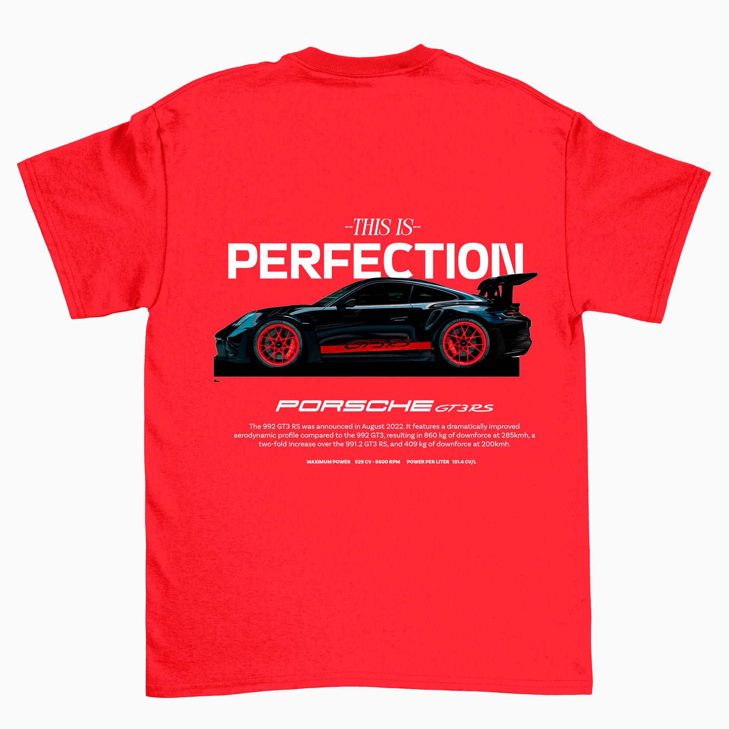 Camiseta Básica Unissex Porsche 992 BLACK