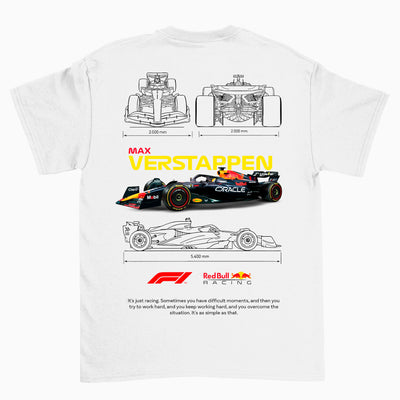 Camiseta Básica Unissex F1 Red Bull Verstappen