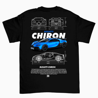 Camiseta Básica Unissex Bugatti Chiron White