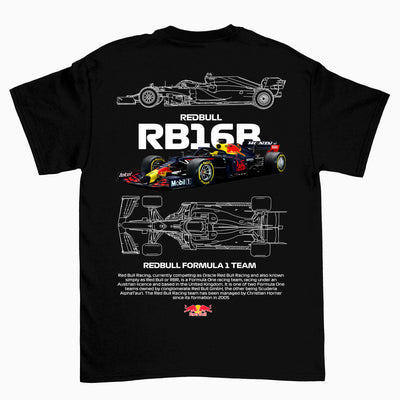 Camiseta Básica Unissex Red Bull Racing FORMULA 1 TEAM W BRANCO