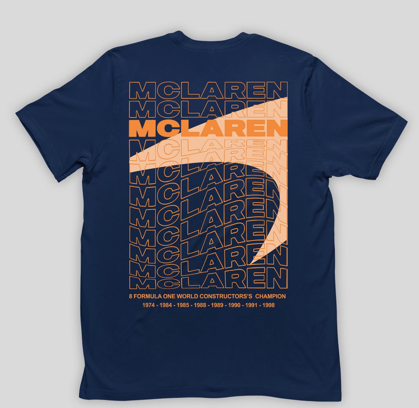 Camiseta Básica Unissex Mclaren F-1