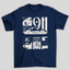 Camiseta Básica Unissex 911 Turbos
