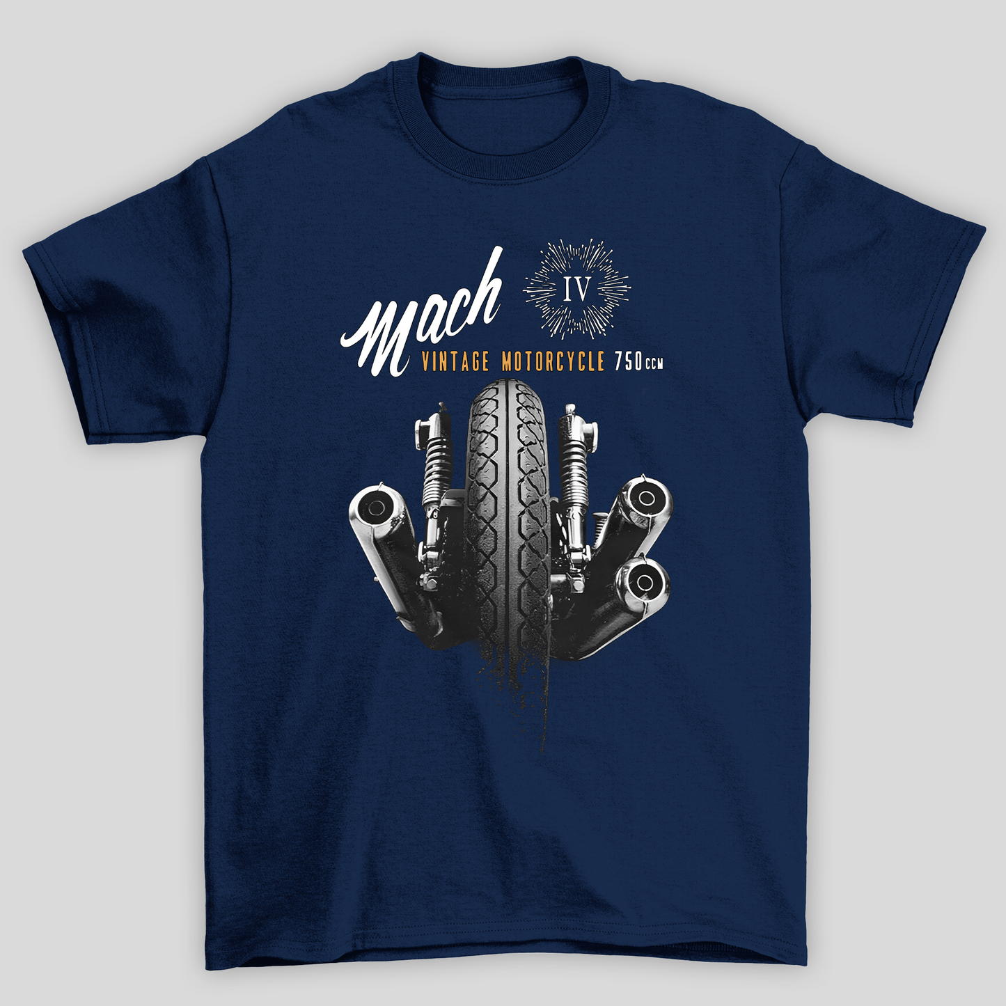 Camiseta Básica Unissex Mach IV Vintage