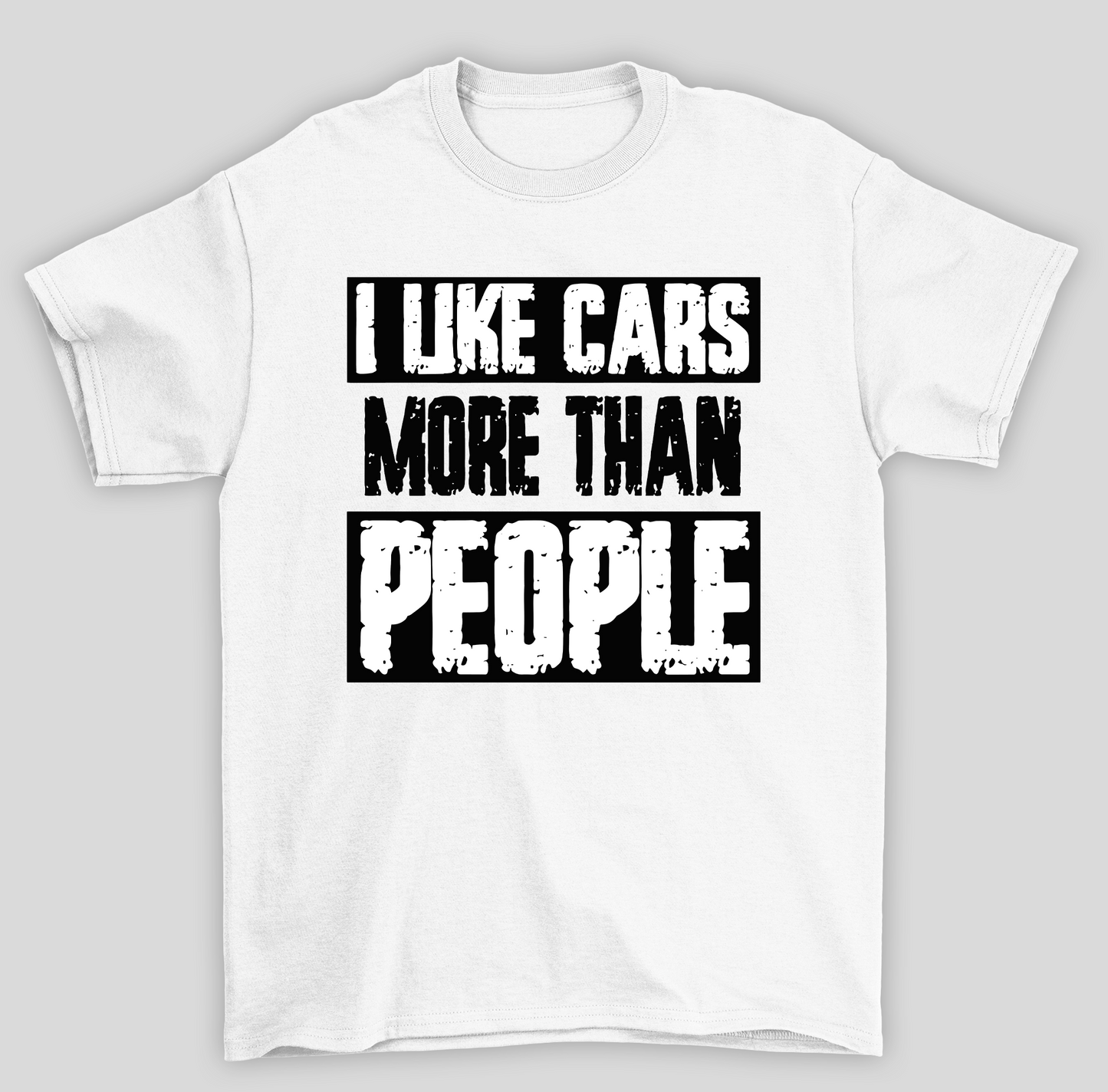 Camiseta Básica Unissex I Like Cars