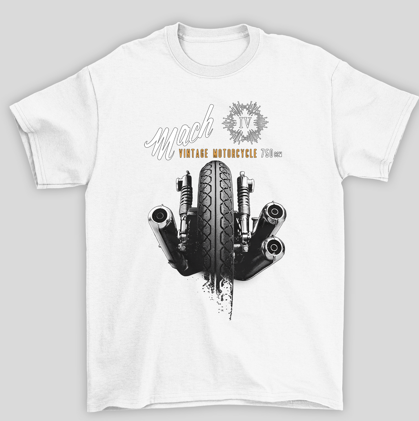 Camiseta Básica Unissex Mach IV Vintage