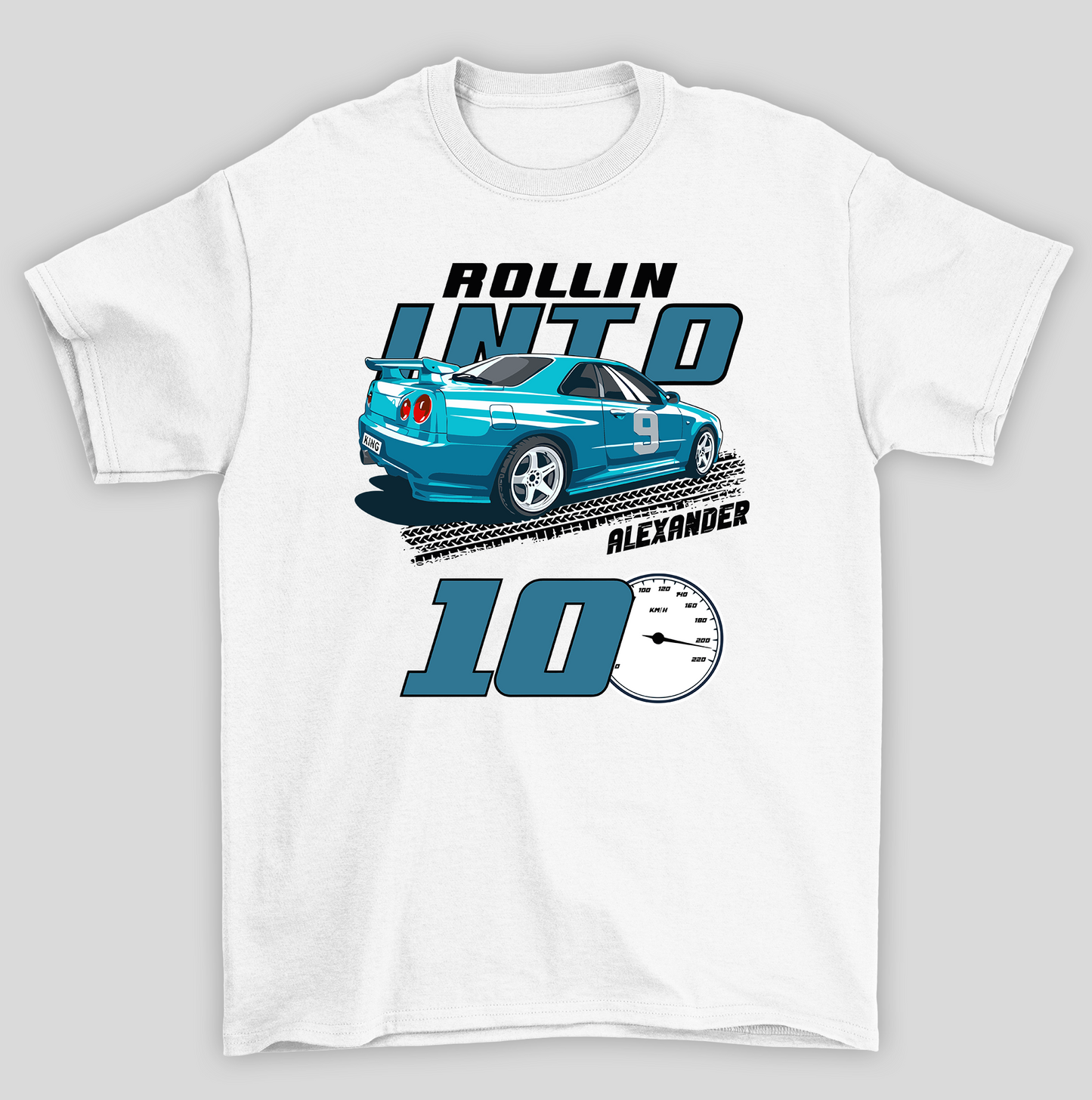 Camiseta Básica Unissex Rollin Into