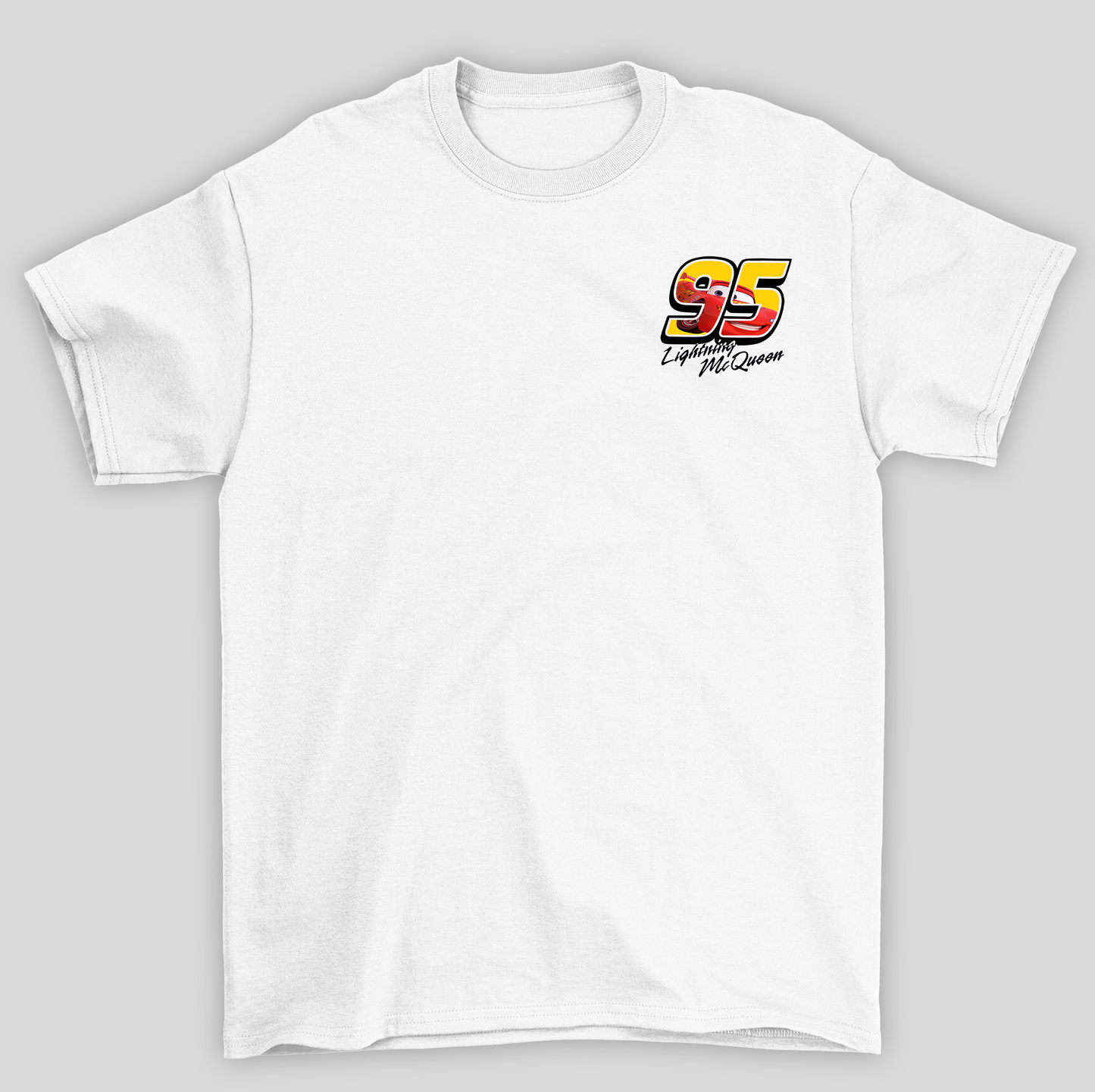 Camiseta Básica Unissex Relampago Mcqueen