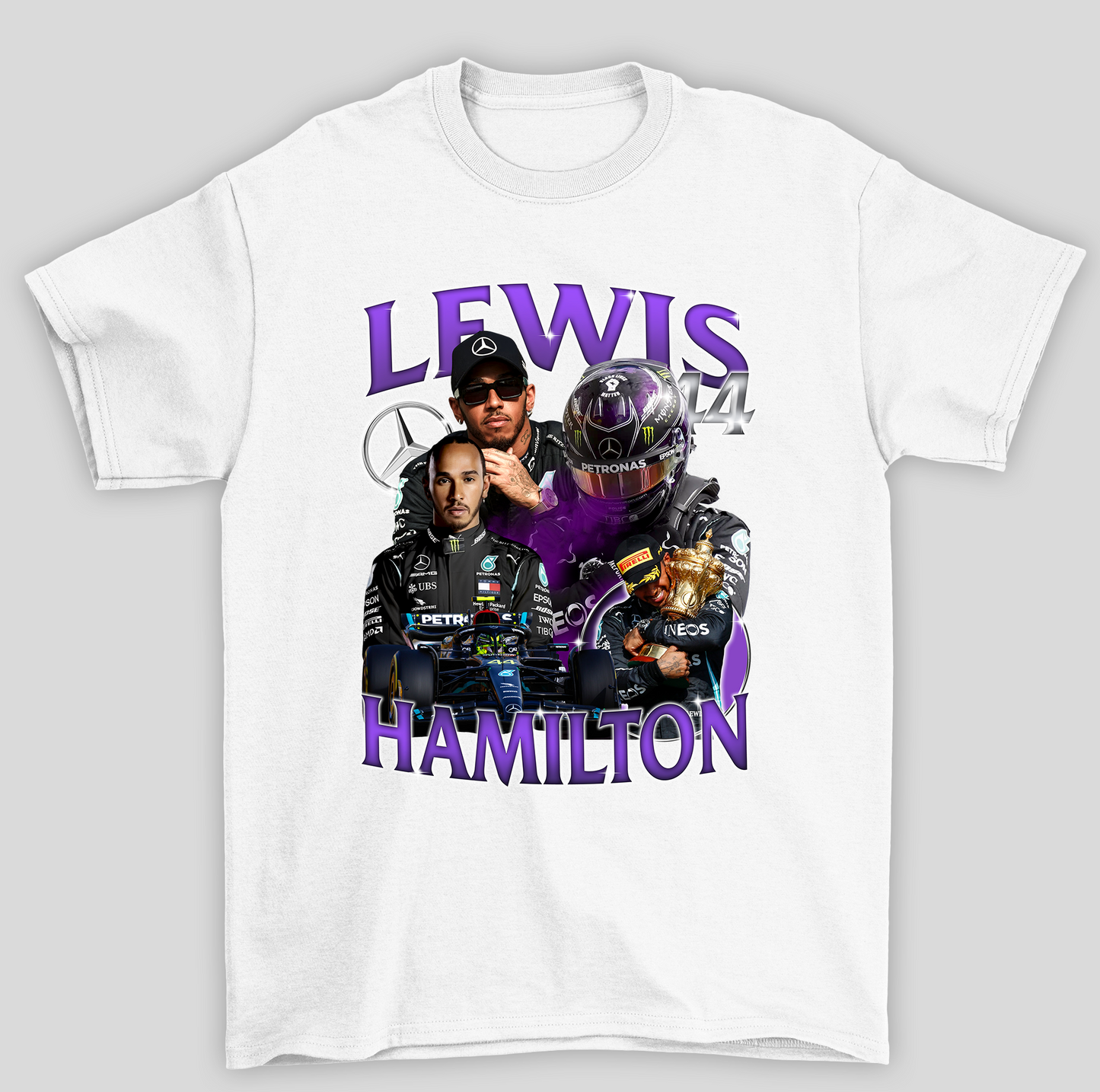 Camiseta Básica Unissex Lewis Hamilton