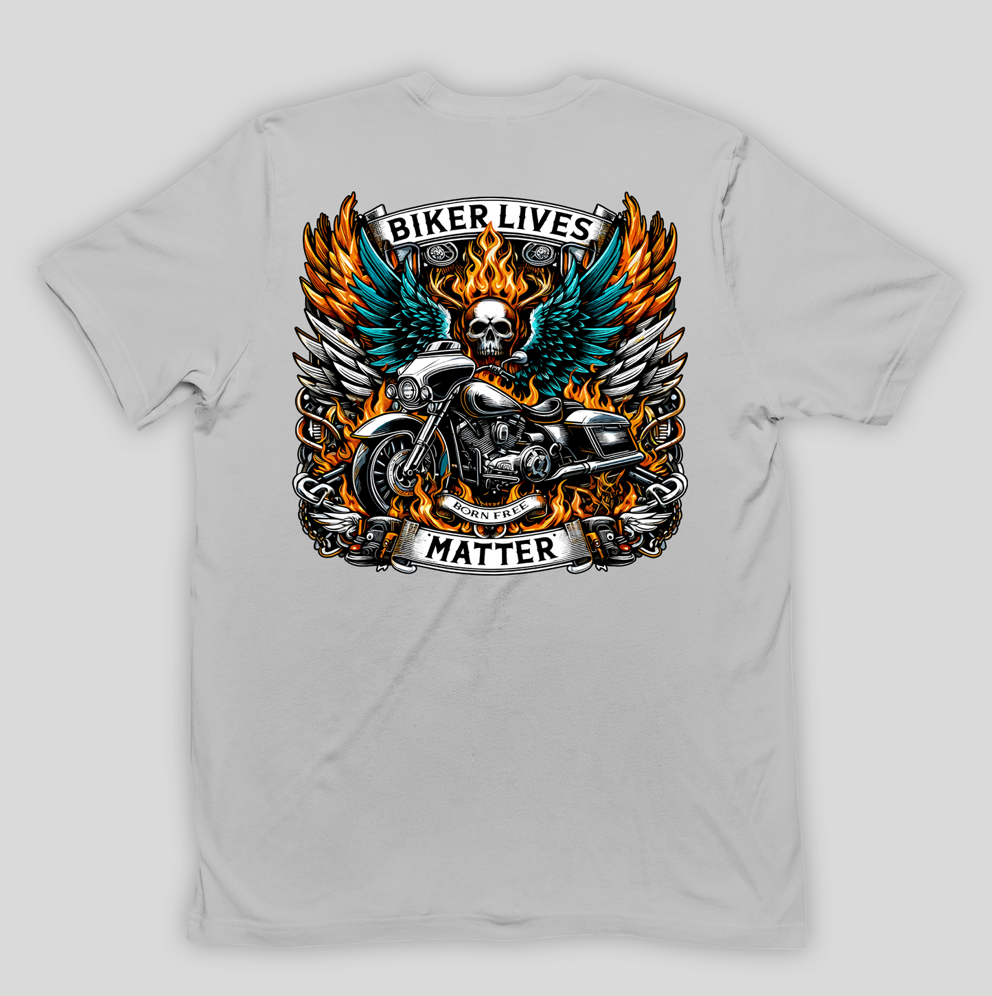 Camiseta  Básica Unissex Biker Lives