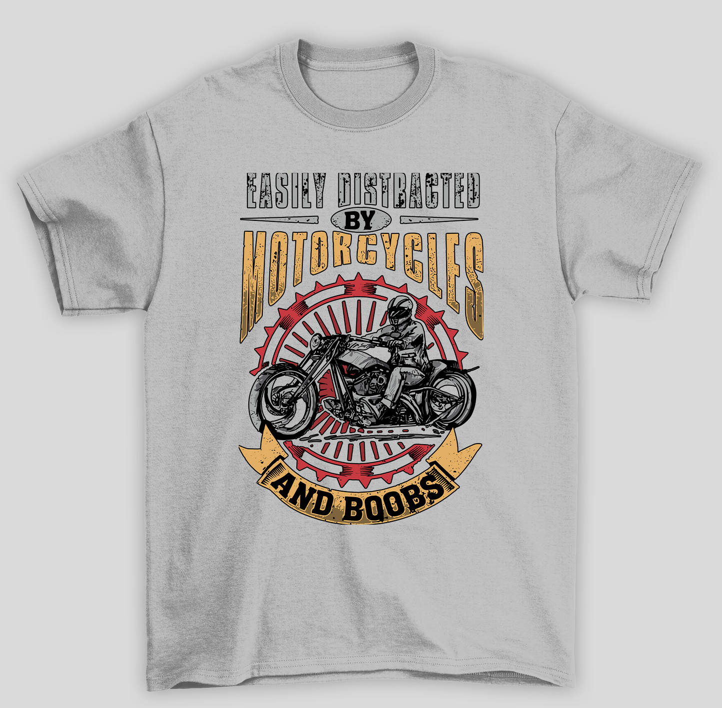 Camiseta Básica Unissex Easily Distracted