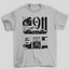 Camiseta Básica Unissex 911 Turbos