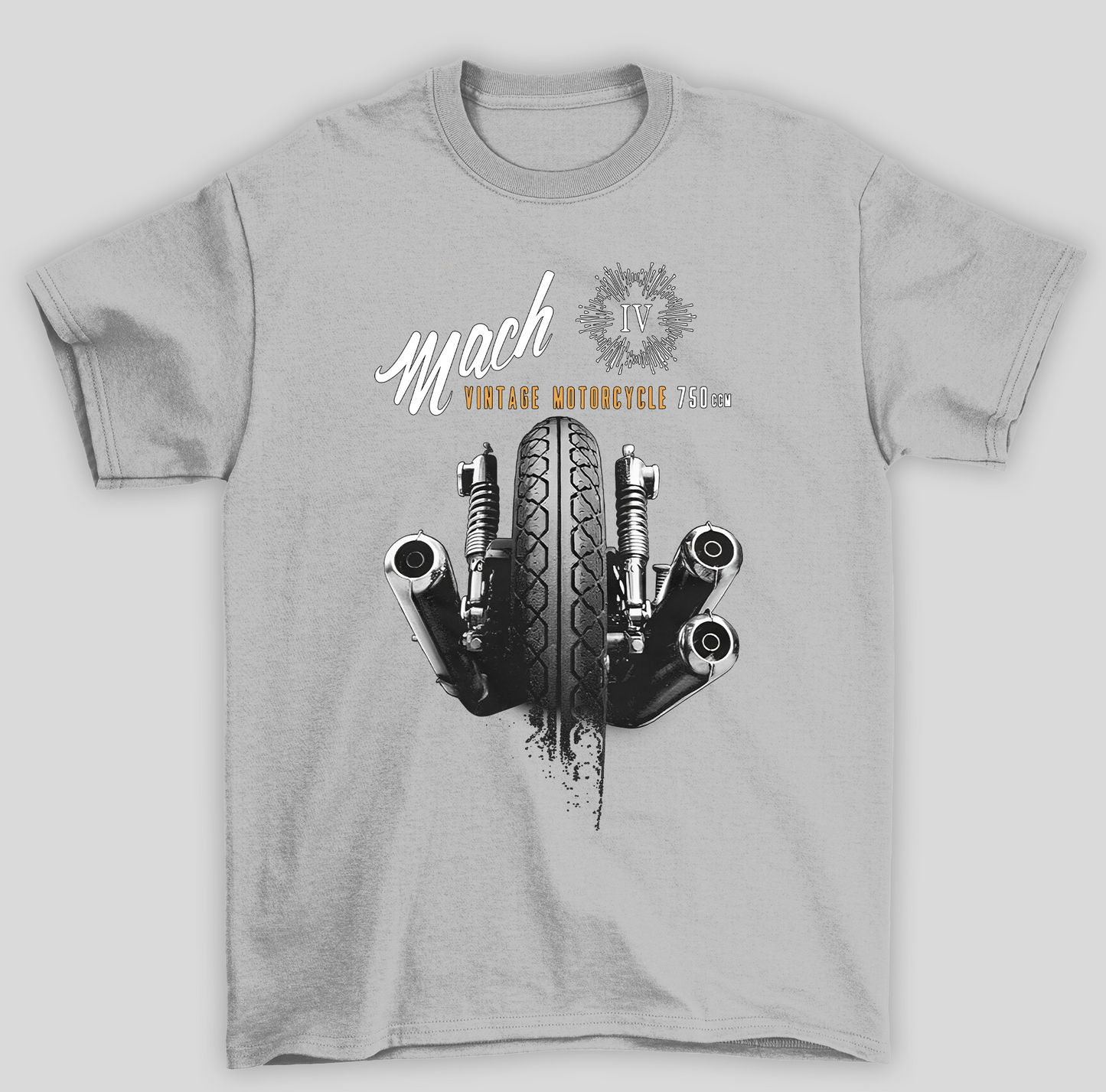Camiseta Básica Unissex Mach IV Vintage