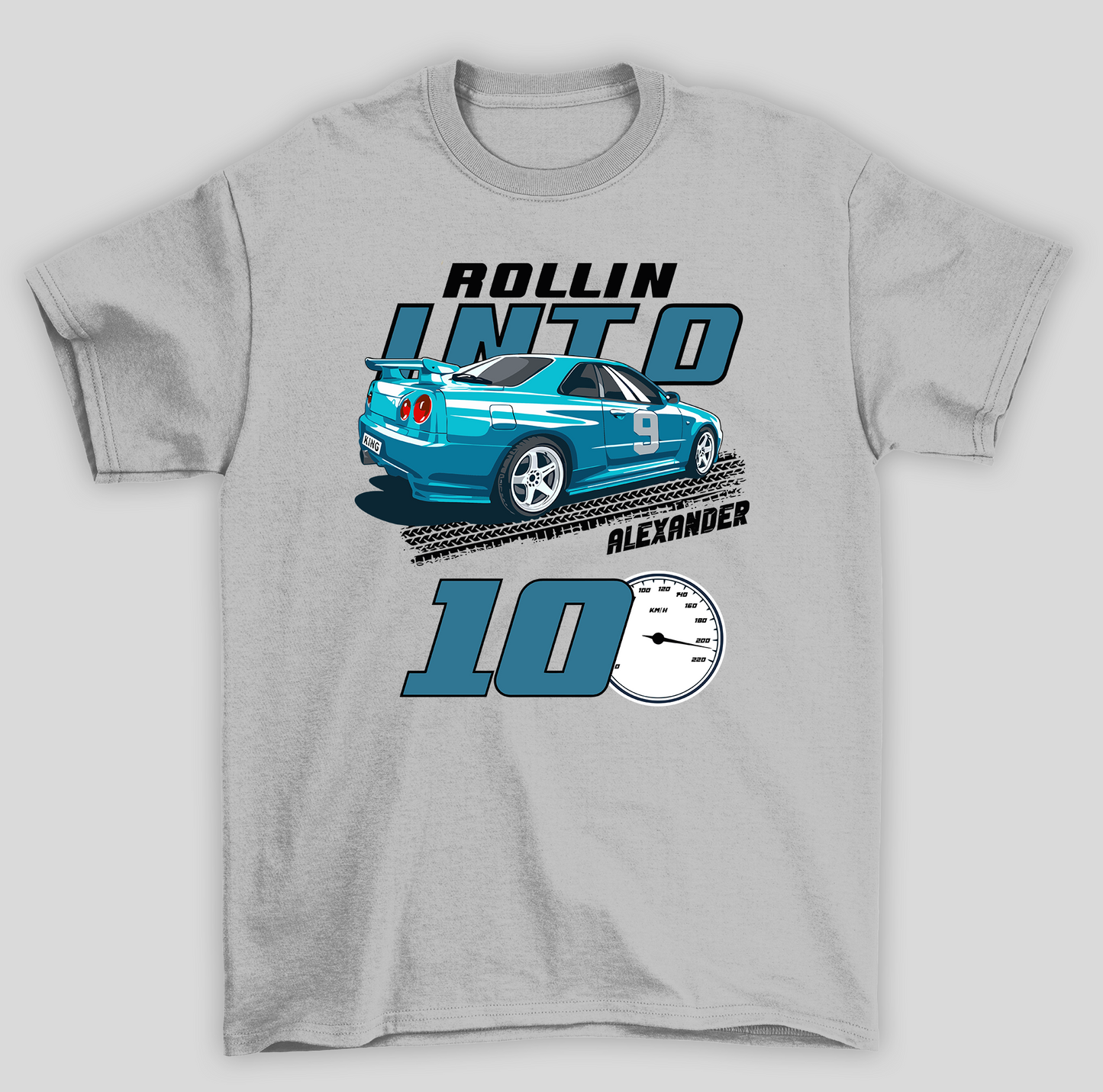 Camiseta Básica Unissex Rollin Into