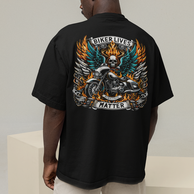 Camiseta  Básica Unissex Biker Lives