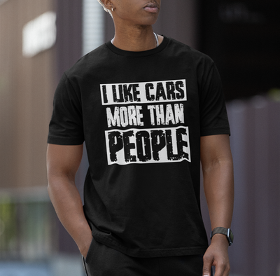Camiseta Básica Unissex I Like Cars