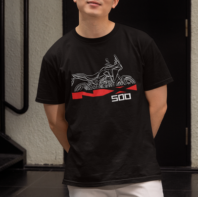 Camiseta Básica Unissex Honda NX500