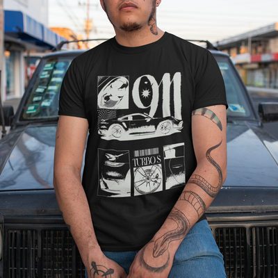 Camiseta Básica Unissex 911 Turbos