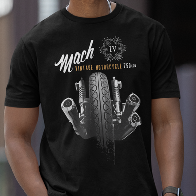 Camiseta Básica Unissex Mach IV Vintage