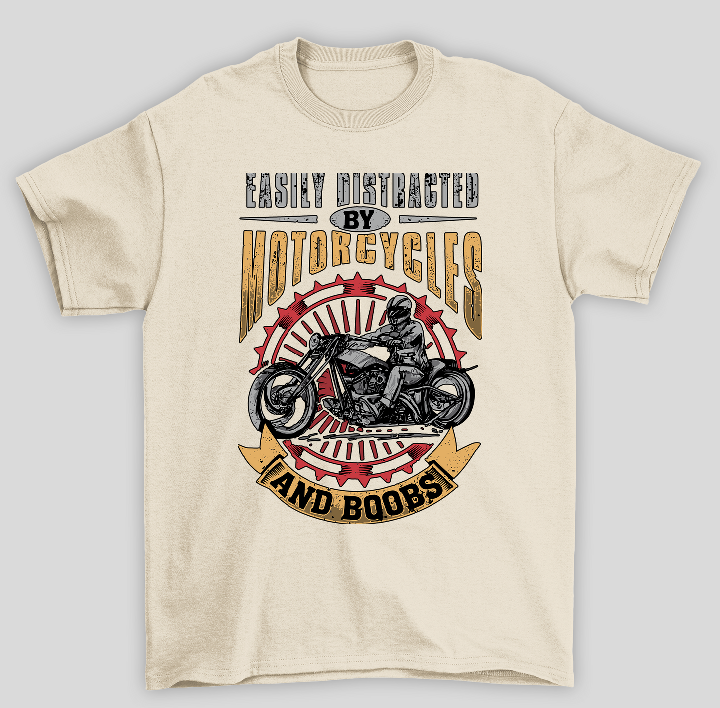 Camiseta Básica Unissex Easily Distracted