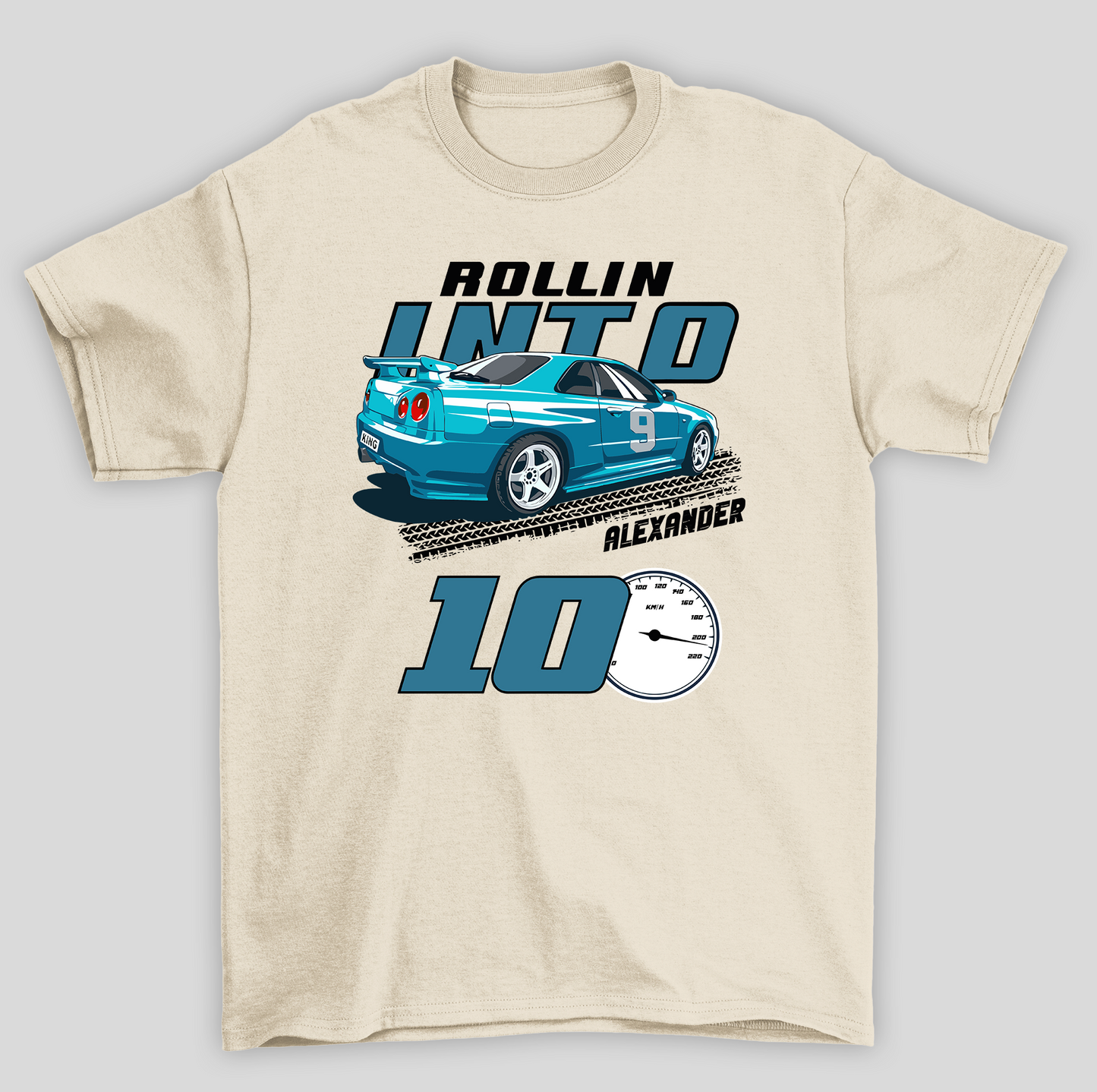 Camiseta Básica Unissex Rollin Into