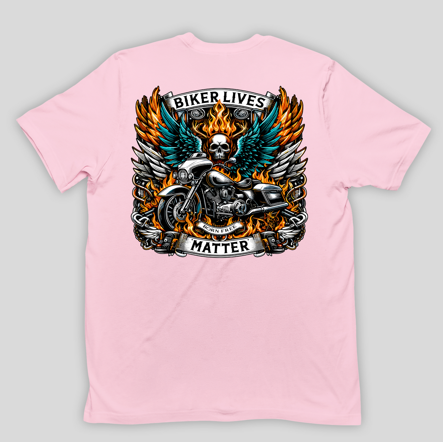 Camiseta  Básica Unissex Biker Lives