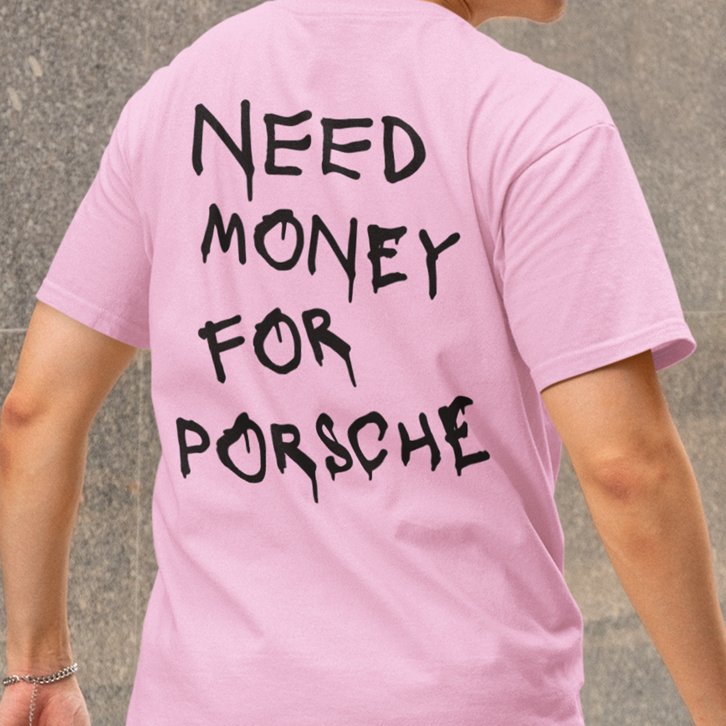 Camiseta Básica Unissex Need Money For Porsche