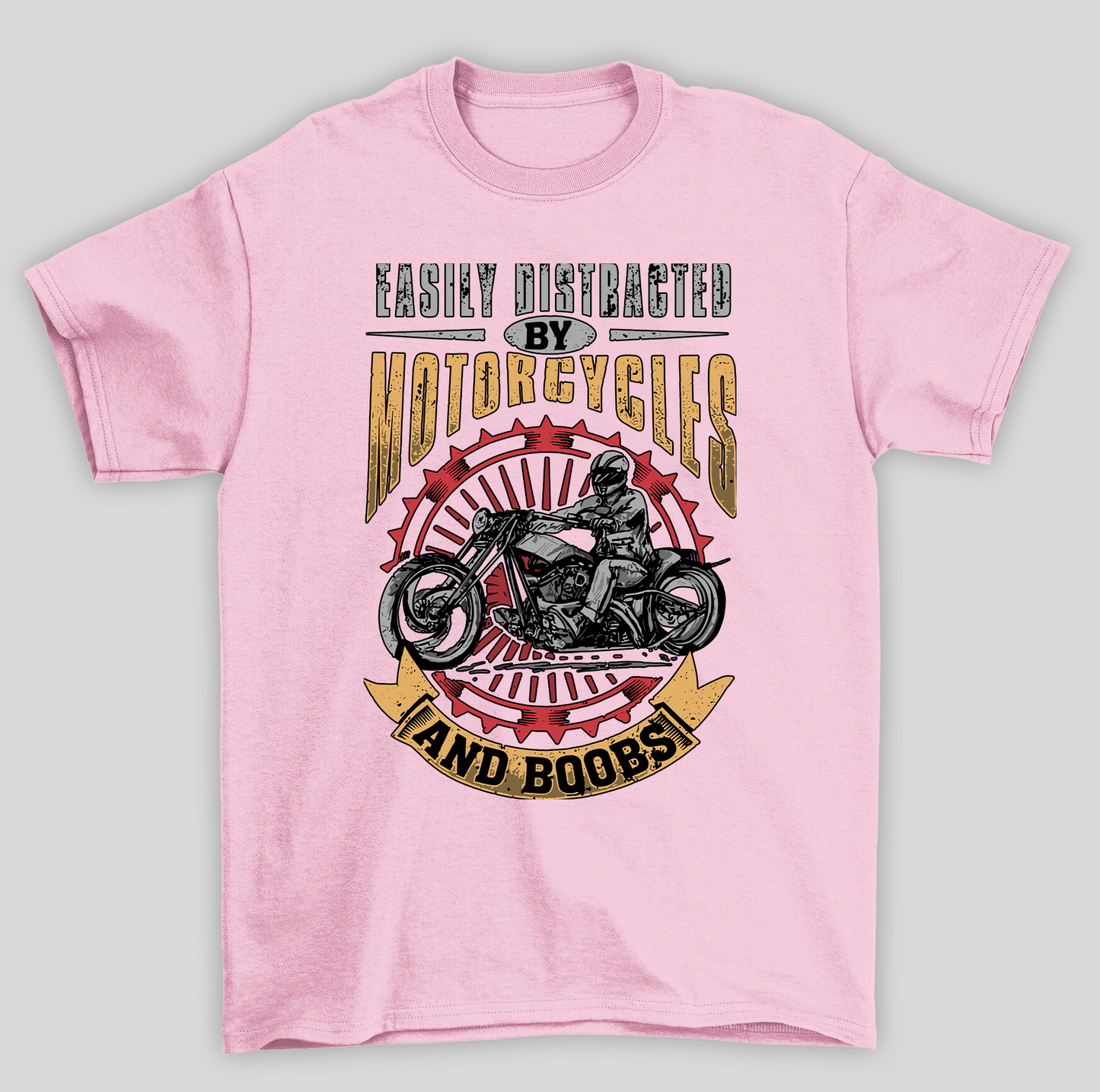 Camiseta Básica Unissex Easily Distracted