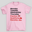 Camiseta Básica Unissex Week