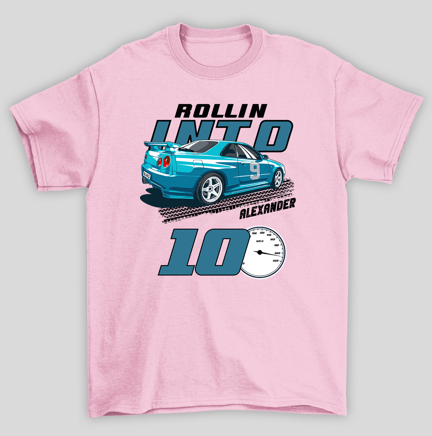 Camiseta Básica Unissex Rollin Into