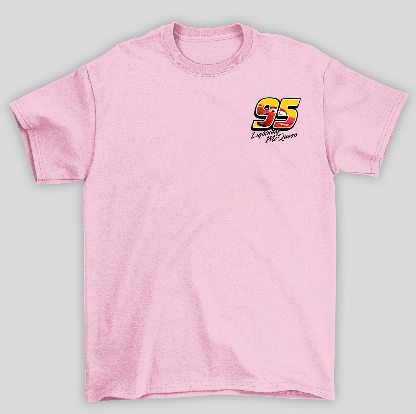 Camiseta Básica Unissex Relampago Mcqueen