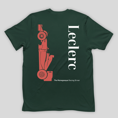 Camiseta Básica Unissex Charles Leclerc Vintage