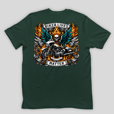 Camiseta  Básica Unissex Biker Lives