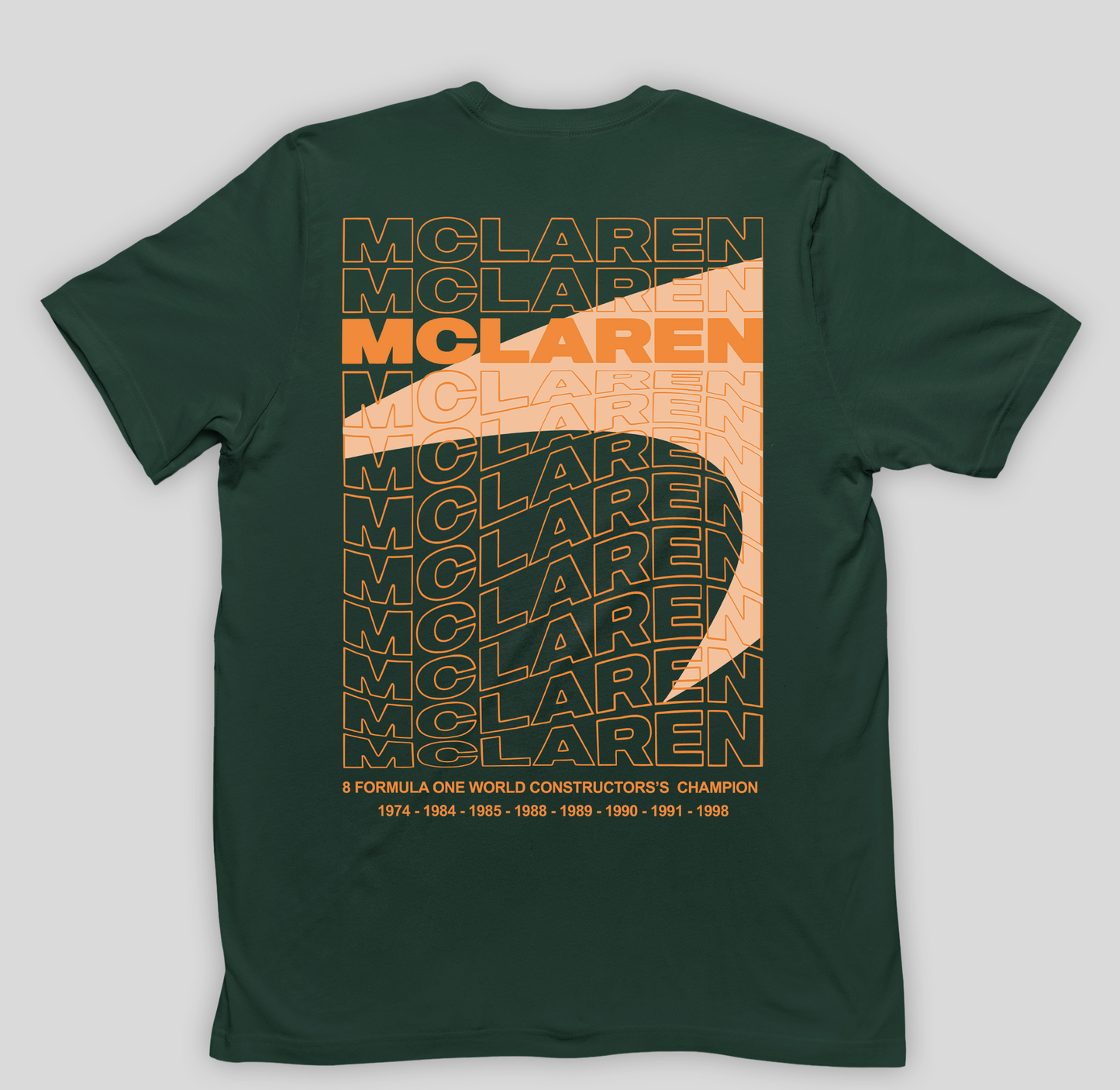 Camiseta Básica Unissex Mclaren F-1