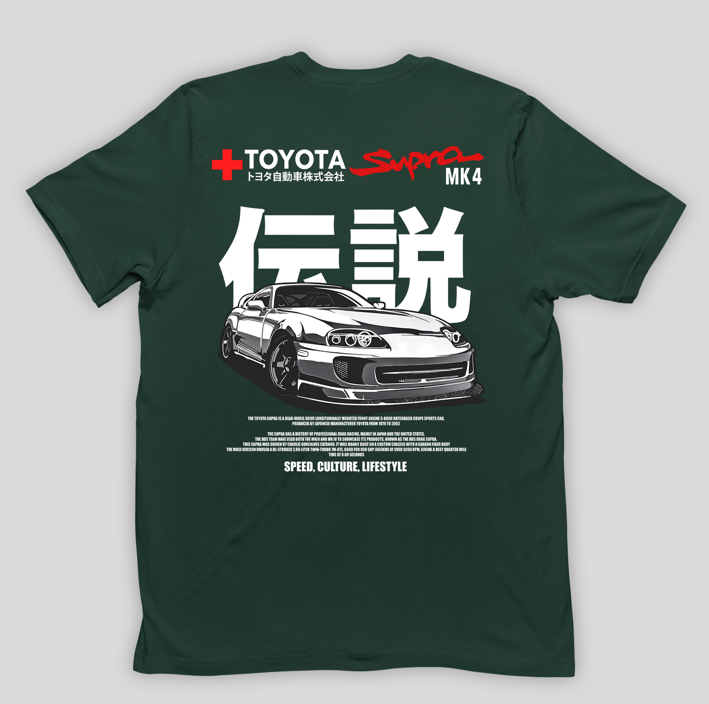 Camiseta Básica Unissex Toyota Supra MK4