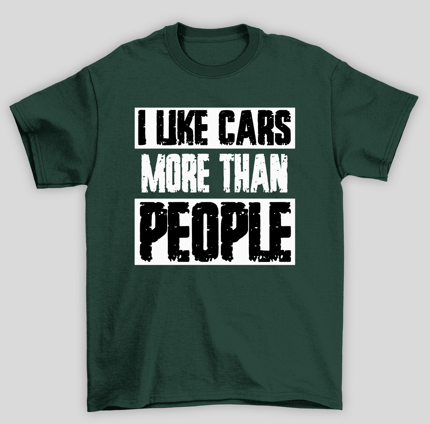 Camiseta Básica Unissex I Like Cars