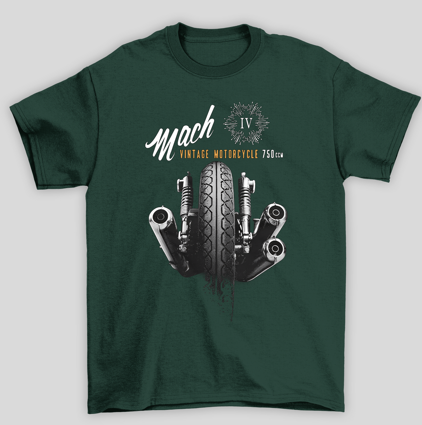 Camiseta Básica Unissex Mach IV Vintage