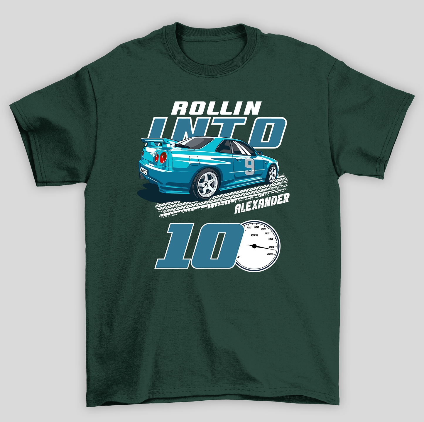 Camiseta Básica Unissex Rollin Into