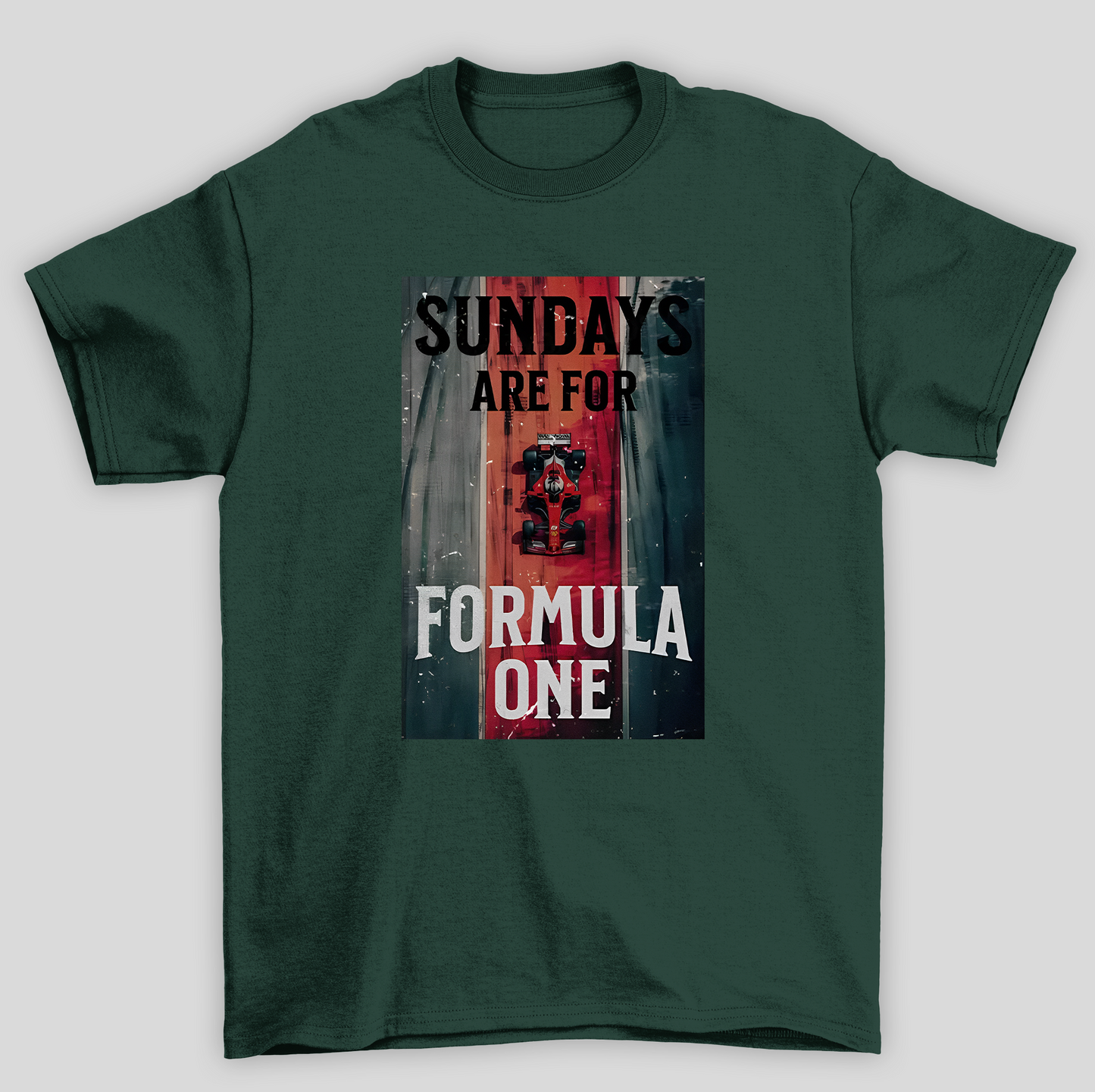 Camiseta Básica Unissex Sunday's Are For F-1