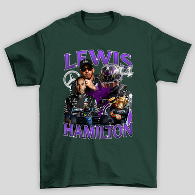 Camiseta Básica Unissex Lewis Hamilton