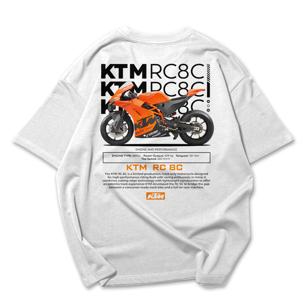 Camiseta Oversized KTM R8C