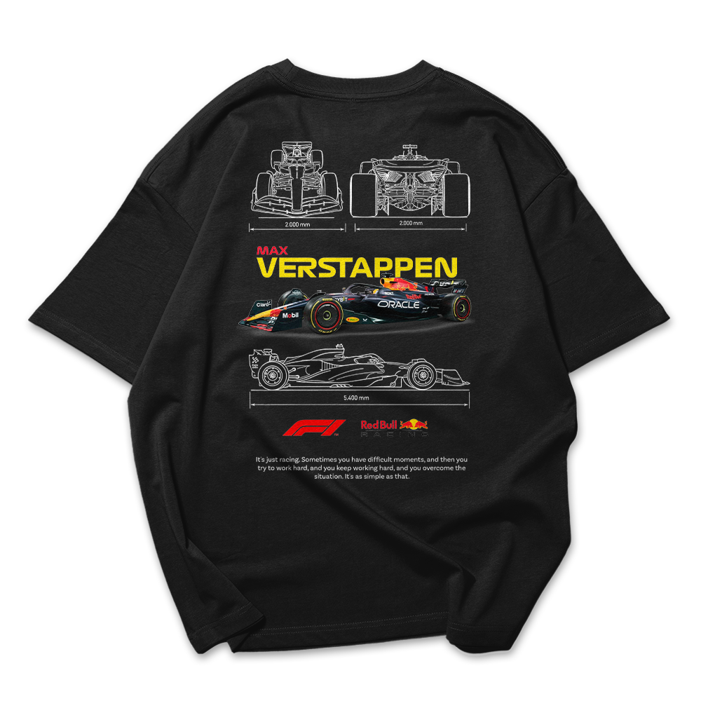 Camiseta Oversized F1 Red Bull Verstappen